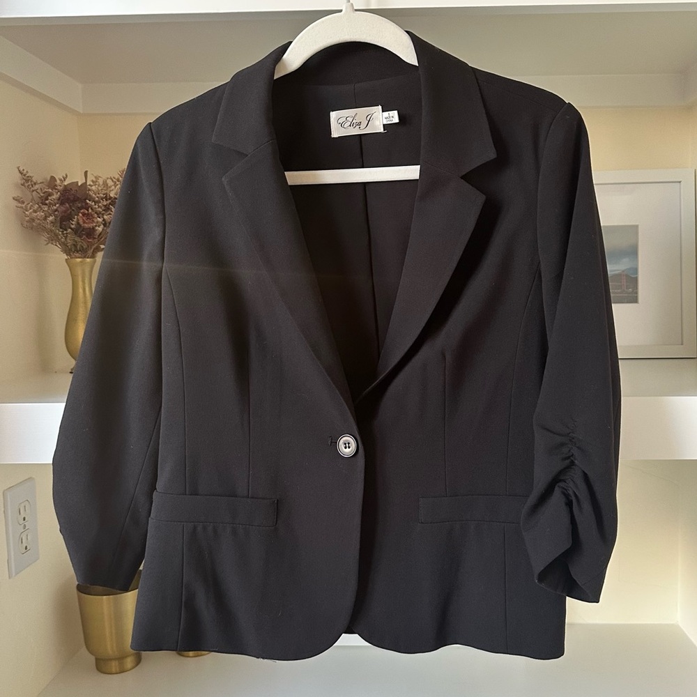 Short Black Blazer